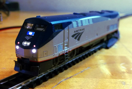 Kato N scale P42 locomotive with improved lights and sounds